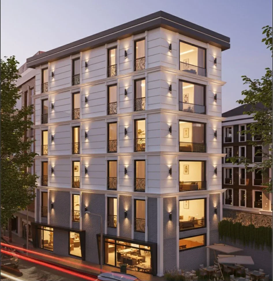 Nova 8 Apartmanı - Moda binasının dış cephe görseli